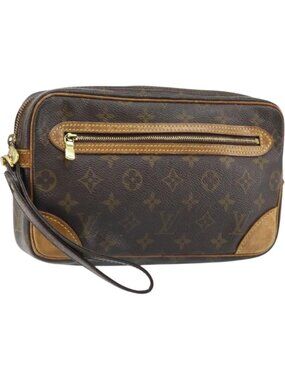 LOUIS VUITTON Monogram Marly Dragonne GM Clutch Bag M51825